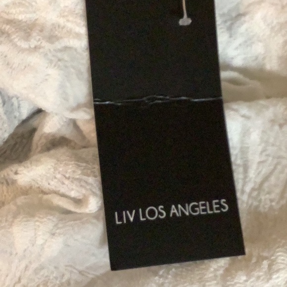 Live Los Angeles Size Small Elegant White Crochet Lace Kimono. New With Tags - Picture 7 of 8